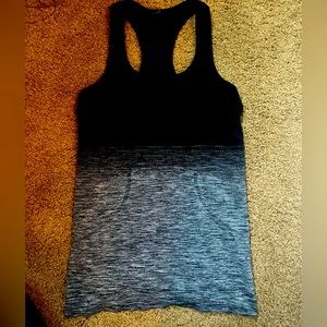 Lululemon ombré tank top, excellent condition.